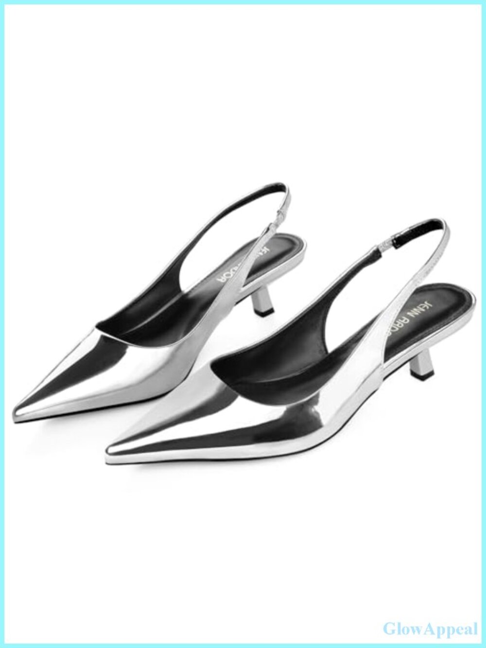 Slingback Heeled Sandals Low Heel Dress Pumps